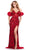 Ashley Lauren 11585 - Sequin Sheath Prom Dress Prom Dresses 00 / Red