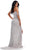 Ashley Lauren 11598 - Draped Sleeve Pearl Beaded Evening Gown Evening Dresses
