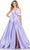 Ashley Lauren 11609 - V-Neck Oversized Bow Prom Ballgown Prom Dresses 0 / Lilac