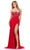 Ashley Lauren 11616 - Beaded Scoop Prom Dress Special Occasion Dress 00 / Red
