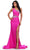 Ashley Lauren 11617 - Draped Corset Prom Dress Prom Dresses 00 / Magenta