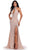 Ashley Lauren 11634 - High Halter Sequin Evening Gown Evening Dresses 0 / Nude