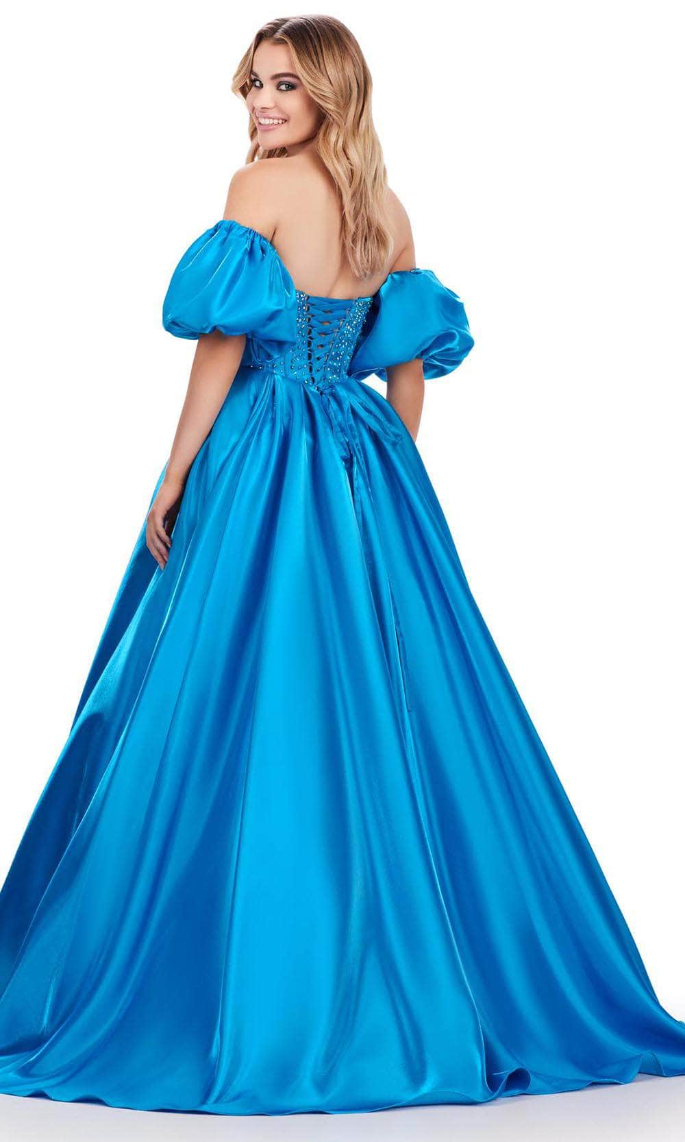 Ashley Lauren 11642 - Jeweled Satin Prom Dress – Couture Candy
