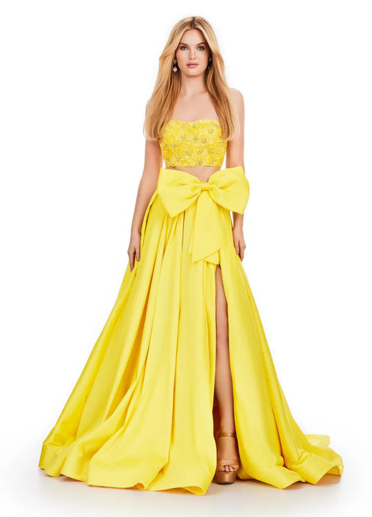 Ashley Lauren 11650 - Two Piece Semi-Sweetheart Ballgown