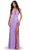 Ashley Lauren 11670 - Plunging Halter Ornate Prom Dress Prom Dresses 00 / Orchid