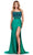 Ashley Lauren 11690 - Scoop Corset Prom Dress Special Occasion Dress 00 / Emerald