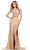 Ashley Lauren 11690 - Scoop Corset Prom Dress Special Occasion Dress 00 / Nude