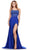 Ashley Lauren 11690 - Scoop Corset Prom Dress Special Occasion Dress 00 / Royal
