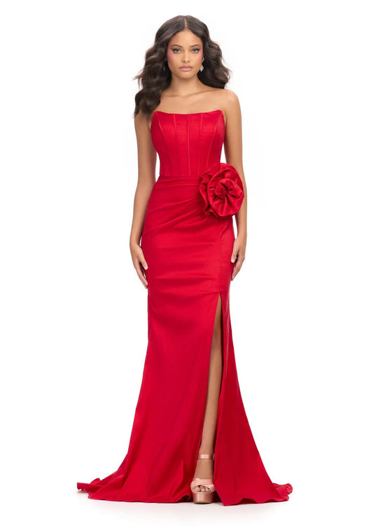Ashley Lauren 11752 - Corset Strapless Prom Gown