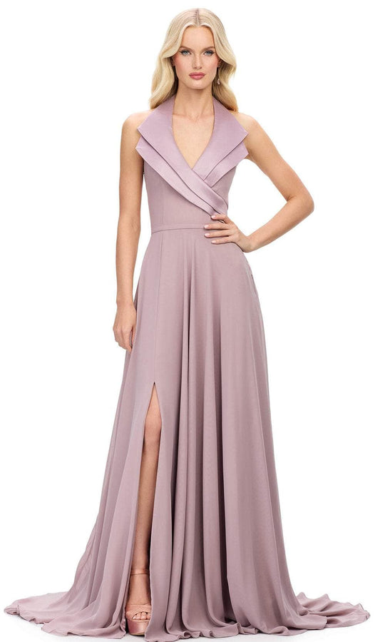Ashley Lauren 11753 - Sleeveless Pleated Skirt Prom Gown