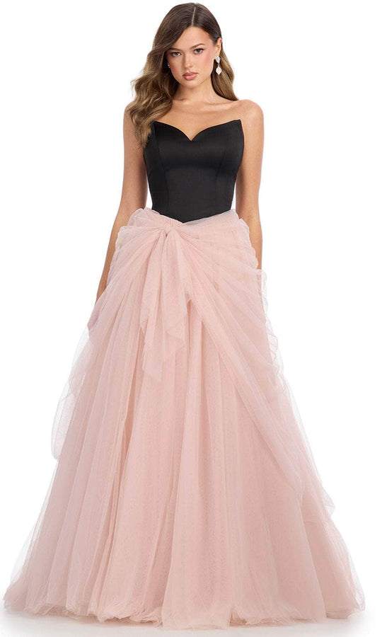Ashley Lauren 11984 - Strapless Satin Ball Gown