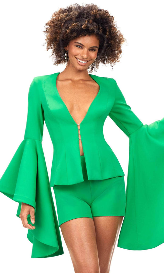 Ashley Lauren 4572 - Two-Piece Long Sleeved Romper