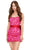 Ashley Lauren 4587 - Bow-Detailed Scallop Beaded Dress Cocktail Dresses
