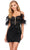 Ashley Lauren 4588 - Feather Corset Homecoming Dress Homecoming Dresses