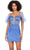 Ashley Lauren 4588 - Feather Corset Homecoming Dress Special Occasion Dress 0 / Periwinkle