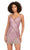 Ashley Lauren 4593 - Sweetheart Fringe Short Dress Cocktail Dresses 0 / Pink