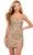 Ashley Lauren 4596 - Sleeveless Beaded Short Dress Cocktail Dresses