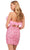 Ashley Lauren 4599 - Feather Bustier Strapless Cocktail Dress Cocktail Dresses