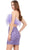 Ashley Lauren 4599 - Feather Bustier Strapless Cocktail Dress Cocktail Dresses