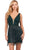 Ashley Lauren 4602 - Sleeveless Beaded Cocktail Dress Holiday Dresses 0 / Nebula Green