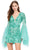 Ashley Lauren 4603 - Bell Feathered Sleeve Cocktail Dress Cocktail Dresses