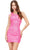 Ashley Lauren 4612 - Beaded One Shoulder Homecoming Dress Homecoming Dresses 00 / Candy Pink