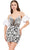 Ashley Lauren 4614 - Strapless Beaded Cocktail Dress Homecoming Dresses 0 / Ivory/Black