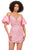 Ashley Lauren 4614 - Strapless Beaded Cocktail Dress Homecoming Dresses 0 / Pink