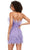 Ashley Lauren 4615 - Beaded Strapless Feather Cocktail Dress Cocktail Dresses