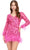 Ashley Lauren 4616 - Long Sleeve Embellished Cocktail Dress Cocktail Dresses