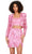 Ashley Lauren 4618 - Three Piece Bead Embellished Cocktail Dress Party Dresses 0 / Candy Pink