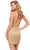 Ashley Lauren 4620 - Plunging V-Neck Beaded Cocktail Dress Cocktail Dresses