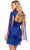 Ashley Lauren 4621 - Fringe Beaded Short Party Dress Holiday Dresses