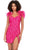 Ashley Lauren 4626 - Embellished Sheath Homecoming Dress Homecoming Dresses 00 / Hot Pink