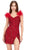 Ashley Lauren 4626 - Embellished Sheath Homecoming Dress Homecoming Dresses 00 / Red