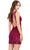 Ashley Lauren 4627 - Asymmetric Fitted Cocktail Dress Homecoming Dresses 4 / Fuchsia/Red