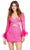 Ashley Lauren 4653 - Beaded Criss Cross Cocktail Dress Cocktail Dresses