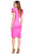 Ashley Lauren 4656 - Bow Accent Scuba Dress Cocktail Dresses
