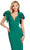 Ashley Lauren 4656 - Bow Accent Scuba Dress Cocktail Dresses