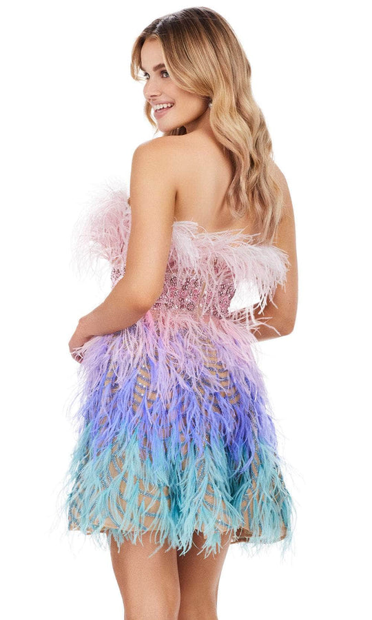Ashley Lauren 4670 - Strapless Embellished Cocktail Dress