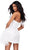 Ashley Lauren 4672 - Asymmetrical Organza Ruffle Cocktail Dress Cocktail Dresses 8 / Hot Pink