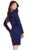 Ashley Lauren 4674 - Long Sleeve Asymmetrical Cocktail Dress Cocktail Dresses