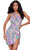 Ashley Lauren 4683 - One-Sleeve Sequin Embellished Cocktail Dress Cocktail Dresses
