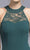 Aspeed Design - D144 Sleeveless Fitted Bodice Dress Evening Dresses M / Burgundy