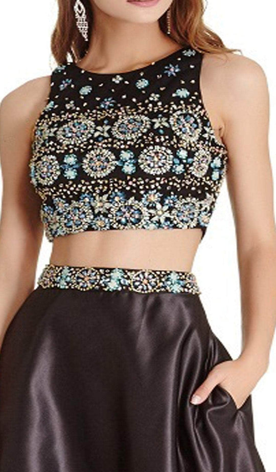 Aspeed Design L1880 - Embellished Two Piece Prom Dress