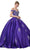 Aspeed Design L2363 - Lace Appliqued Ballgown Quinceanera Dresses XXS / Violet