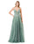 Aspeed Design L2672 - Glitter A-Line Prom Dress Prom Dresses XS / Sage