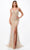 Aspeed Design L2692 - Sleeveless Sequin Lattice Prom Gown Special Occasion Dress XS / Champagne