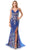 Aspeed Design L2692 - Sleeveless Sequin Lattice Prom Gown Special Occasion Dress XS / Royal