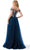 Aspeed Design L2770T - Off Shoulder Tulle Prom Dress Special Occasion Dress